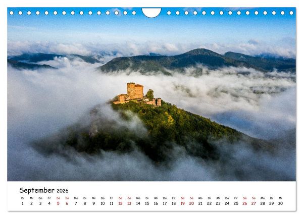 Produktbild: Pf&auml;lzer Burgen (Wandkalender 2026 DIN A4 quer), CALVENDO Monatskalender