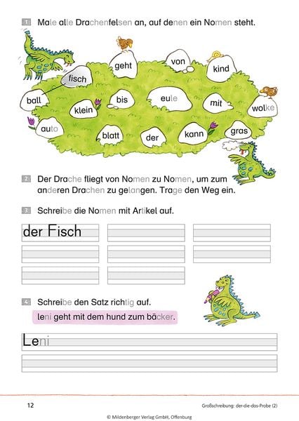 Produktbild: Das &Uuml;bungsheft Deutsch 2