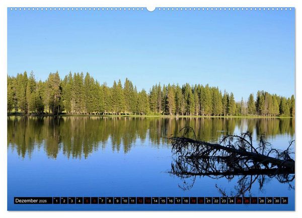 Produktbild: Wunderwelt Yellowstone 2026 (hochwertiger Premium Wandkalender 2026 DIN A2 quer), Kunstdruck in Hochglanz