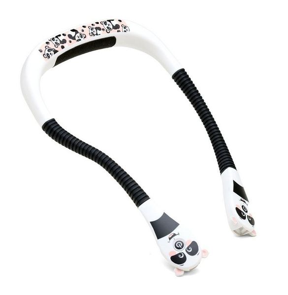 Produktbild: Neklite Pals (Panda) Premium Duo-Leselicht zum Umh&auml;ngen - wiederaufladbar - mit vielen Einstellungen