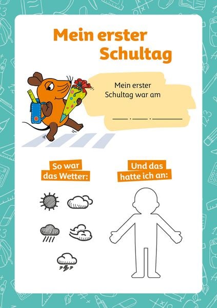 Produktbild: Die Maus &ndash; Mein Erinnerungsalbum zum Schulanfang