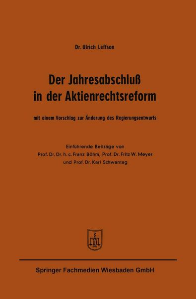 Produktbild: Der Jahresabschlu&szlig; in der Aktienrechtsreform