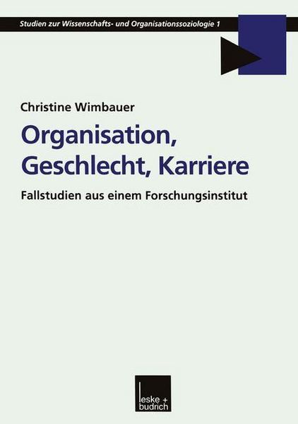 Produktbild: Organisation, Geschlecht, Karriere
