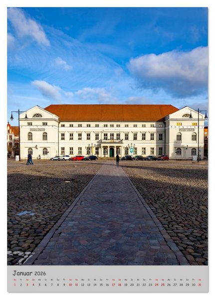 Produktbild: Wismar - UNESCO Welterbe in Deutschland (Tischkalender 2026 DIN A5 hoch), CALVENDO Monatskalender