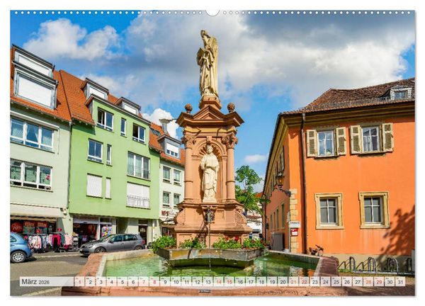 Produktbild: Bad Mergentheim Impressionen (Wandkalender 2026 DIN A2 quer), CALVENDO Monatskalender