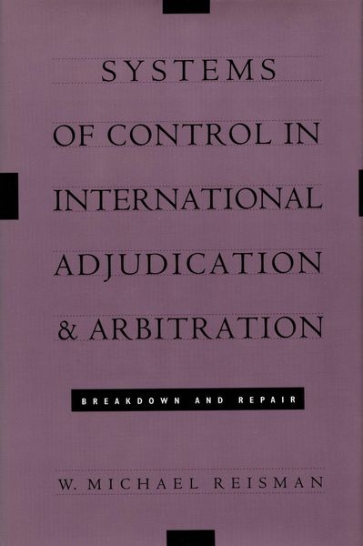 Produktbild: Systems of Control in International Adjudication and Arbitration