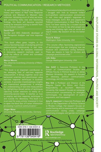 Produktbild: Political Communication in Real Time