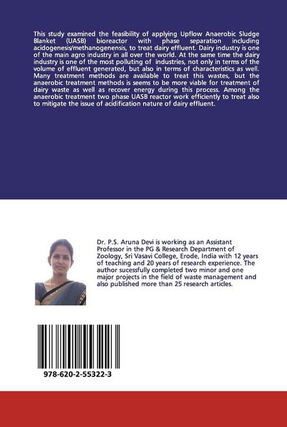 Produktbild: Biomethanation Of Dairy Effluent By Two Phase Uasb Reactor