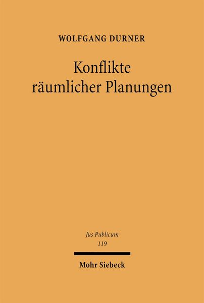 Produktbild: Konflikte r&auml;umlicher Planungen