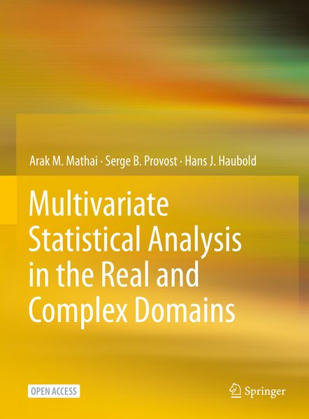 Produktbild: Multivariate Statistical Analysis in the Real and Complex Domains