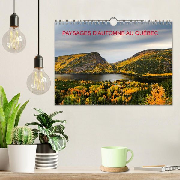 Produktbild: Paysages d'Automne au Qu&eacute;bec (Calendrier mural 2026 DIN A4 vertical), CALVENDO calendrier mensuel
