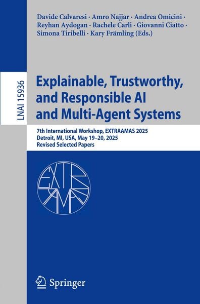 Produktbild: Explainable, Trustworthy, and Responsible AI and Multi-Agent Systems