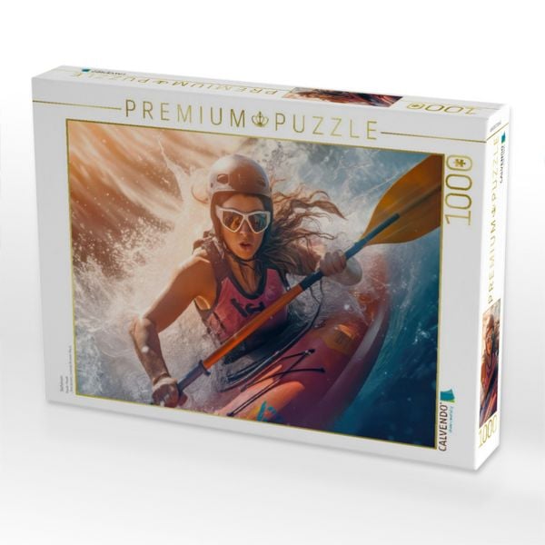 Produktbild: CALVENDO Puzzle Skifahren | 1000 Teile Lege-Gr&ouml;&szlig;e 64x48cm Foto-Puzzle f&uuml;r gl&uuml;ckliche Stunden
