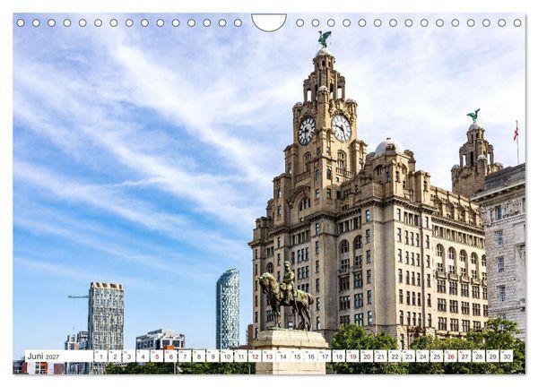 Produktbild: Faszination Liverpool (Wandkalender 2027 DIN A4 quer), CALVENDO Monatskalender