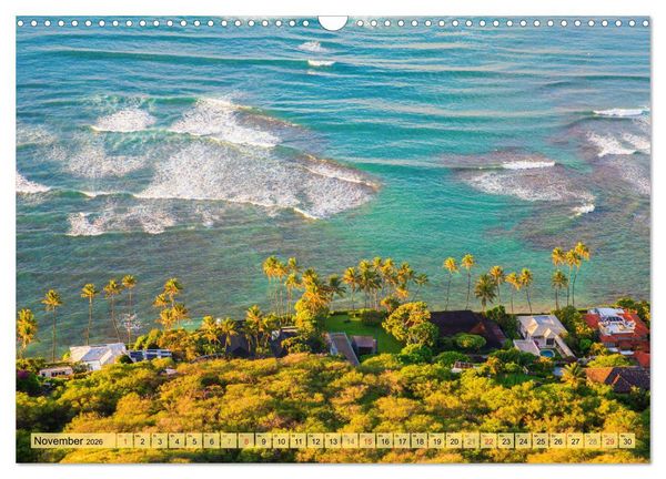 Produktbild: O'ahu - Eine Reise in das Herz von Hawaii (Wandkalender 2026 DIN A3 quer), CALVENDO Monatskalender