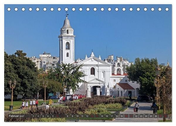 Produktbild: Buenos Aires mit Iguazu (Tischkalender 2027 DIN A5 quer), CALVENDO Monatskalender