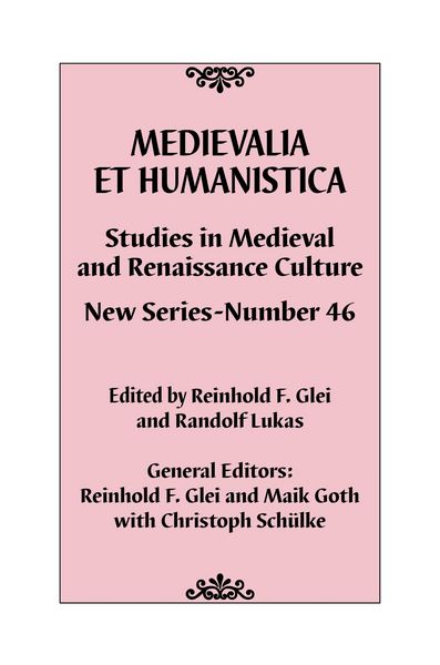 Produktbild: Medievalia et Humanistica, No. 46