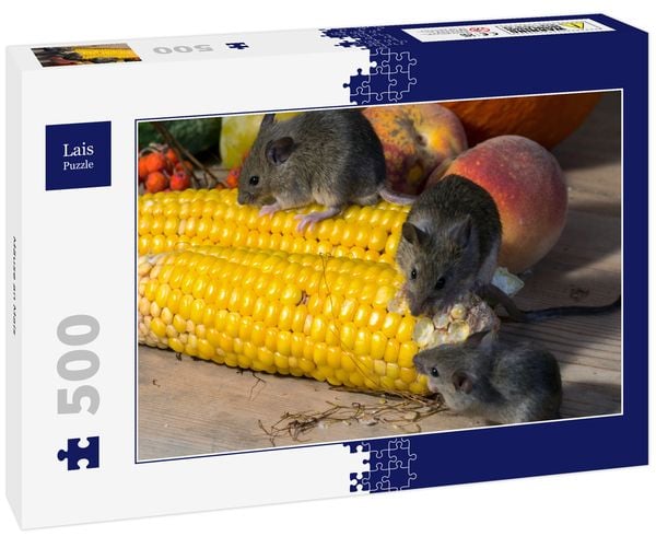 Produktbild: Lais Puzzle M&auml;use an Mais 500 Teile