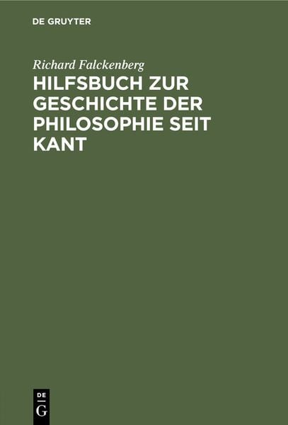 Produktbild: Hilfsbuch zur Geschichte der Philosophie seit Kant