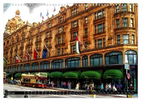 Produktbild: London &bull; Impressionen (Wandkalender 2026 DIN A3 quer), CALVENDO Monatskalender