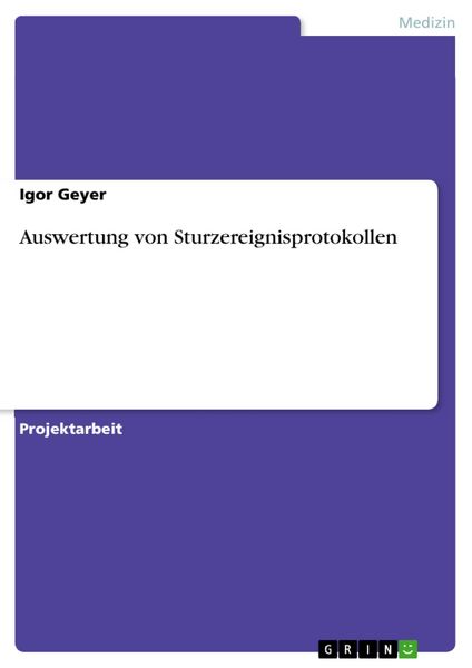 Produktbild: Auswertung von Sturzereignisprotokollen