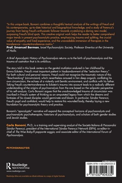 Produktbild: A Brief Apocalyptic History of Psychoanalysis