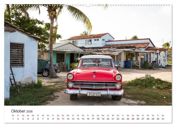 Produktbild: Postkarten aus Kuba (hochwertiger Premium Wandkalender 2026 DIN A2 quer), Kunstdruck in Hochglanz