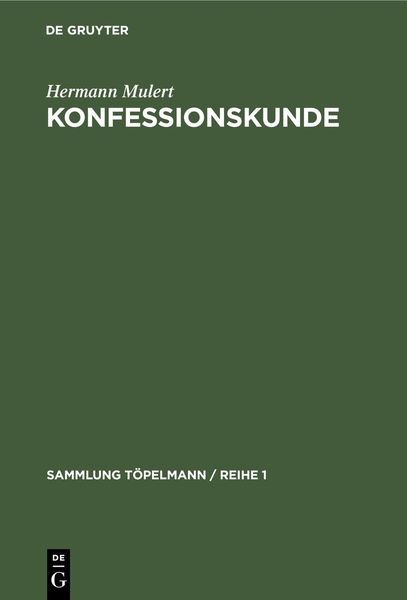 Produktbild: Konfessionskunde