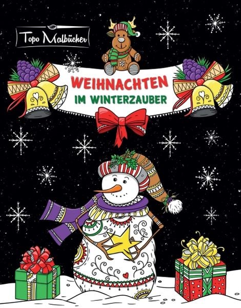 Produktbild: Malbuch f&uuml;r Erwachsene Weihnachten im Winterzauber: Zauberhaftes Ausmalbuch zum Entspannen im Herbst, Winter & zu Weihnachten