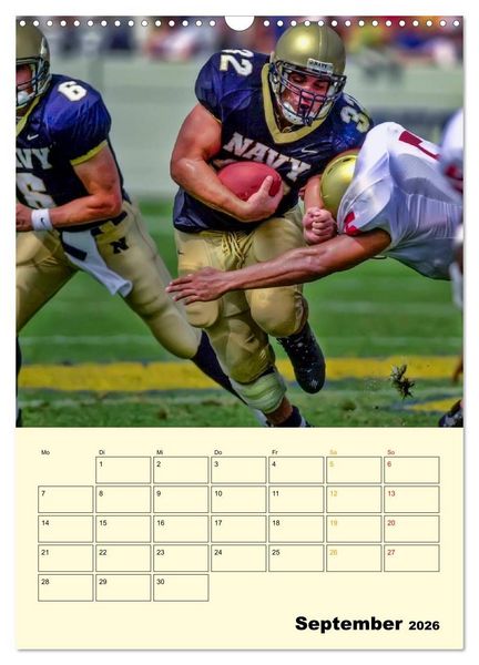 Produktbild: American Football, Team-Arbeit (Wandkalender 2026 DIN A3 hoch), CALVENDO Monatskalender