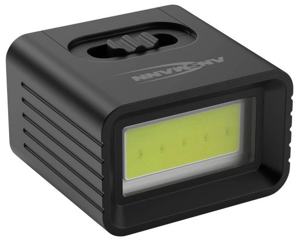 Produktbild: Ansmann 1600-0714 ANSMANN COB LED Mini-Leuchte betrieben durch 9V Batterie COB LED Handlampe batteriebetrieben 3 W 60 lm