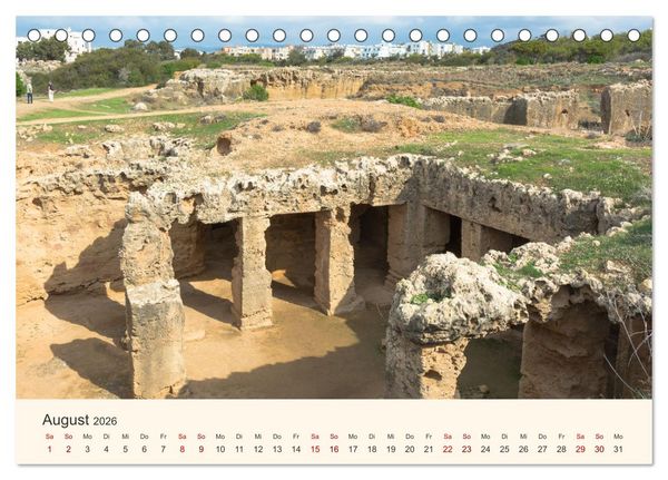Produktbild: Zypern erleben (Tischkalender 2026 DIN A5 quer), CALVENDO Monatskalender