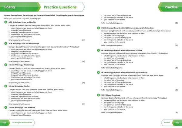 Produktbild: GCSE 9-1 English Language and English Literature All-in-One Revision and Practice