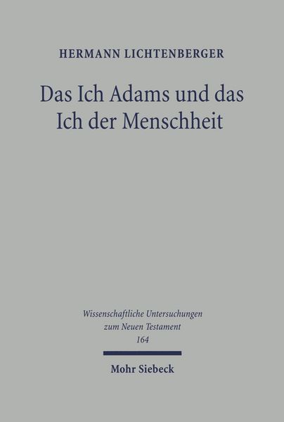 Produktbild: Das Ich Adams und das Ich der Menschheit