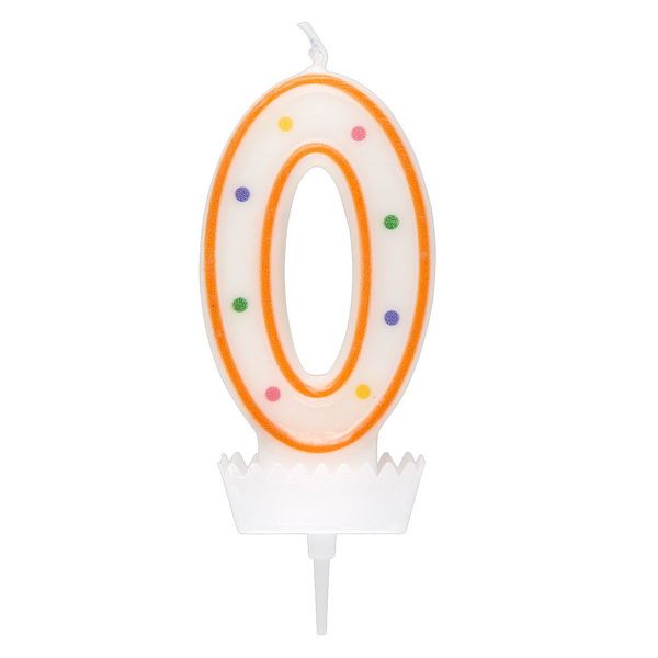 Produktbild: Idena Zahlenkerze 0 orange