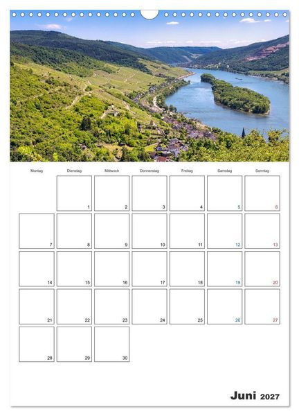Produktbild: Rheingau Terminplaner (Wandkalender 2027 DIN A3 hoch), CALVENDO Monatskalender