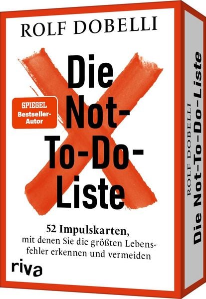 Produktbild: Die Not-To-Do-Liste &ndash; 52 Impulskarten, mit denen Sie die gr&ouml;&szlig;ten Lebensfehler erkennen und vermeiden