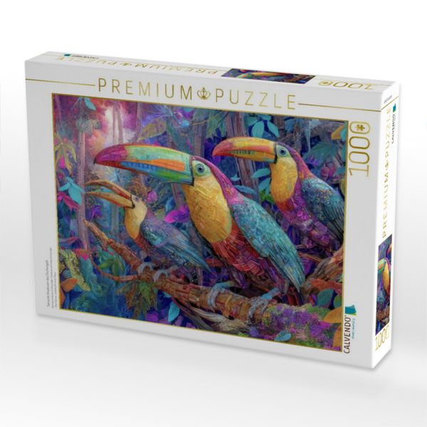 Produktbild: CALVENDO Puzzle Tierische Kreaturen des Dschungels | 1000 Teile Lege-Gr&ouml;&szlig;e 64x48cm Foto-Puzzle f&uuml;r gl&uuml;ckliche Stunden