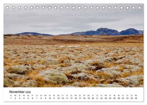 Produktbild: Skandinavien - Hoch im Norden (Tischkalender 2026 DIN A5 quer), CALVENDO Monatskalender