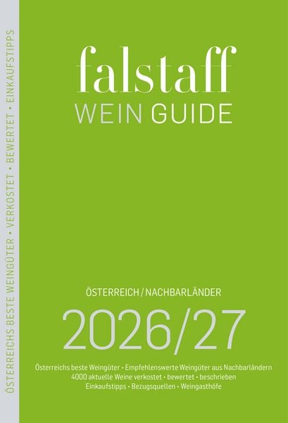 Produktbild: Falstaff Wein Guide 2026/27