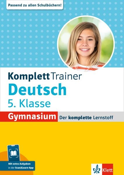 Klett KomplettTrainer Gymnasium Deutsch 5. Klasse, Taschenbuch von , Klett Lerntraining bei PONS Langenscheidt GmbH, 978-3-12-927647-1