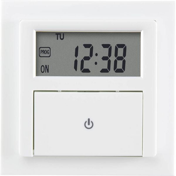 Produktbild: Sygonix SY-4504968 Unterputz-Timer digital Wochenprogramm 1800W Countdown-Funktion, inkl. Aufputzrahmen, START/STOPP-Funktion
