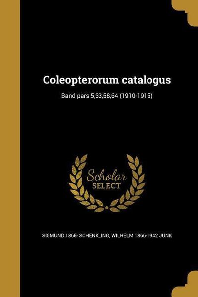 Produktbild: GER-COLEOPTERORUM CATALOGUS BA