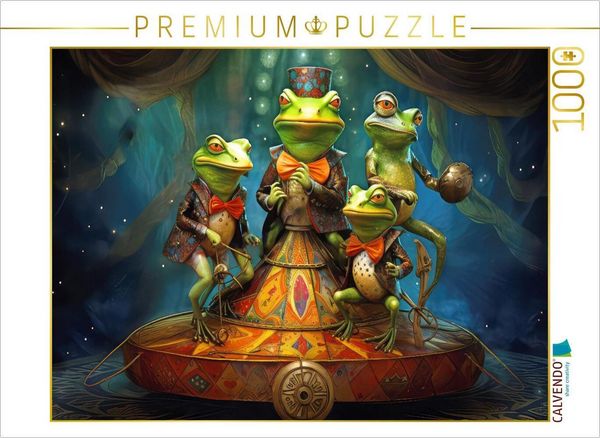 CALVENDO Puzzle Zirkuszauber mit Fantasie | 1000 Teile Lege-Größe 64x48cm Foto-Puzzle für glückliche Stunden
