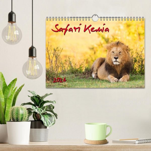 Produktbild: Safari Kenia (Wandkalender 2026 DIN A4 quer), CALVENDO Monatskalender