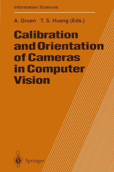 Produktbild: Calibration and Orientation of Cameras in Computer Vision