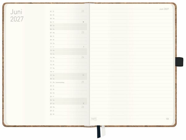 Produktbild: Wochen-Notiz-Timer Classic 26/27 A5 17 Monate [Fine Flowers Salbei]