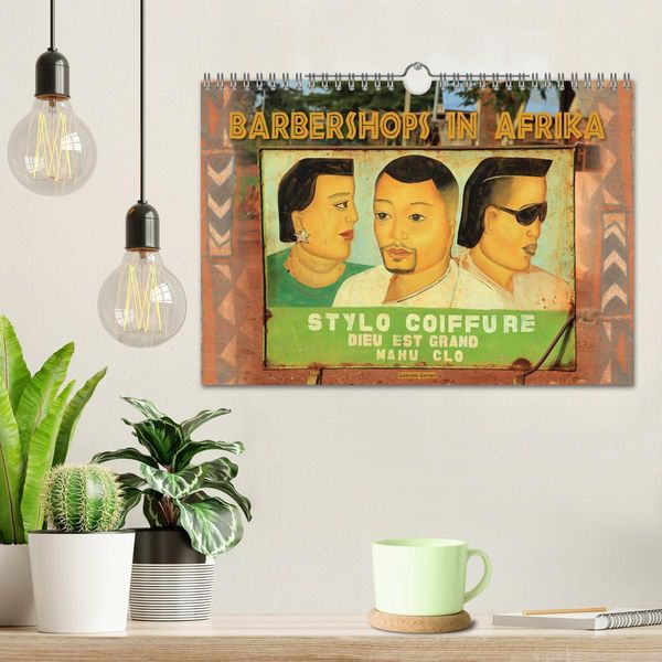Produktbild: Barbershops in Afrika (Wandkalender 2026 DIN A4 quer), CALVENDO Monatskalender