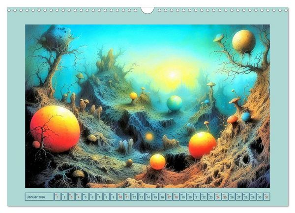 Produktbild: Wundersame Wurzelwelten (Wandkalender 2026 DIN A3 quer), CALVENDO Monatskalender