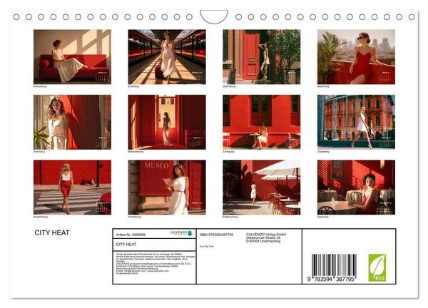 Produktbild: CITY HEAT (Wandkalender 2027 DIN A4 quer), CALVENDO Monatskalender